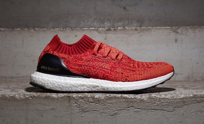 ultra boost uncaged solar red