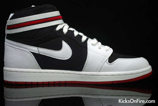 Air Jordan 1 High Strap - Black / Varsity Red - White