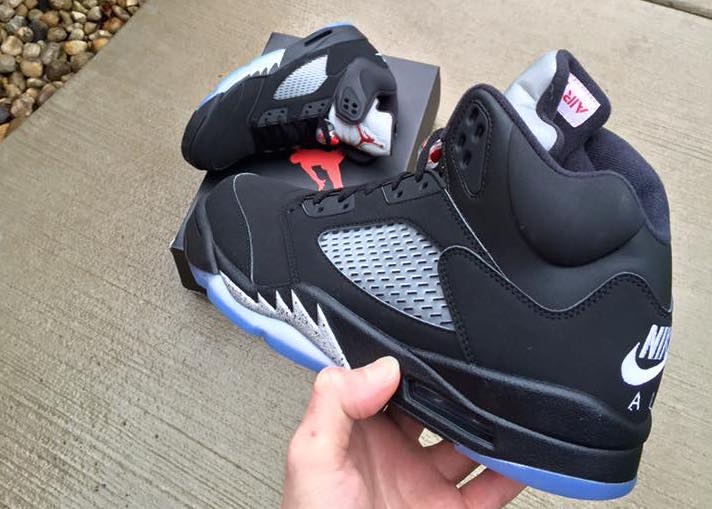 2016 Air Jordan 5 Black Metallic