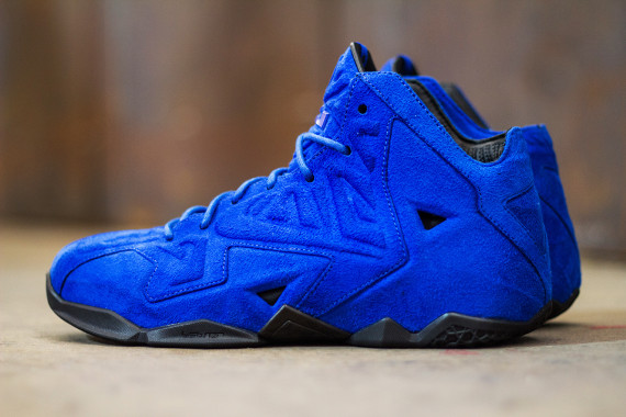 blue suede lebrons